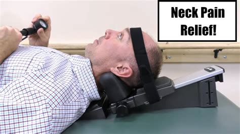 Home Traction For Neck Neck Decompression At Home Youtube