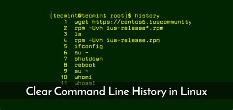 How To Clear BASH Command Line History In Linux