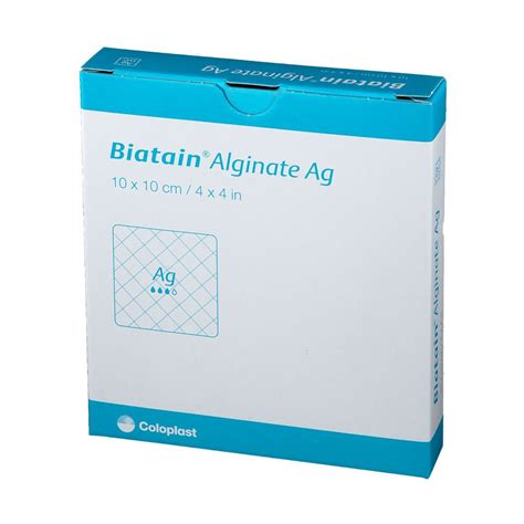 Biatain Alginate Ag 10cmx10 cm Hôpital à domicile