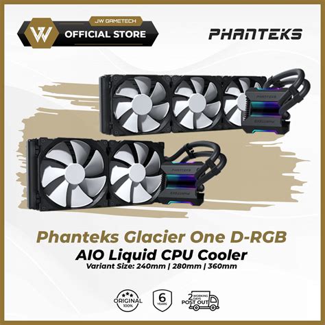 Phanteks Glacier One D Rgb Aio Liquid Cpu Cooler Mm Mm