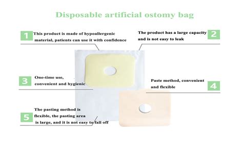 Disposable Ostomy Bag Waterproof Clear Shields Cover