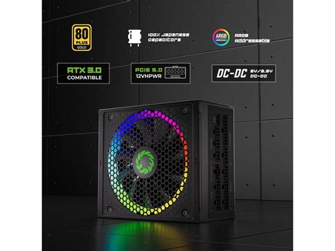 Gamemax W Fully Modular Argb Power Supply Atx Pcie