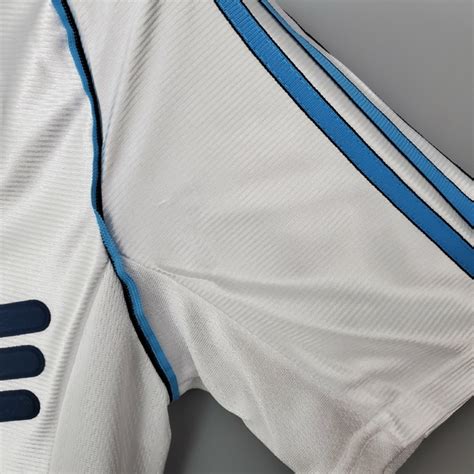 Camisa Retr Olympique Marseille I Home Masculina Fan Branc