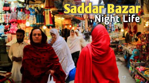 Night Life Saddar Bazar Peshawar Pakistan K Youtube