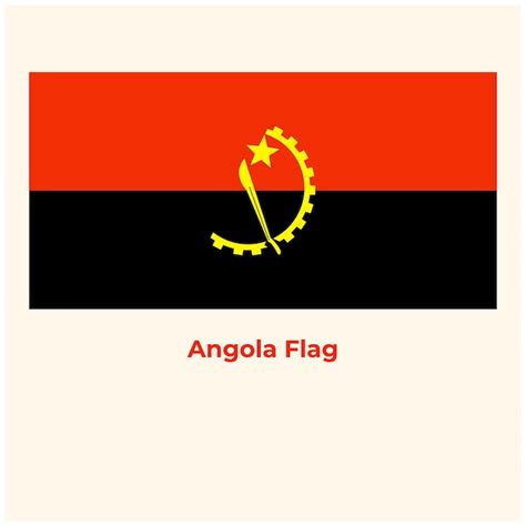 Premium Vector | The angola flag