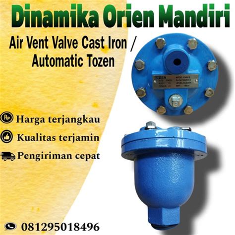 Jual Air Vent Valve Cast Iron 3 4 Inch Automatic Air Vent Tozen