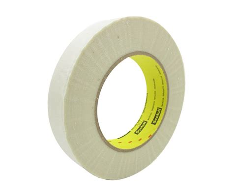 3m 021200 03017 Scotch 361 White 7 5 Mil Glass Cloth Tape 1 X 60 Yard Roll At