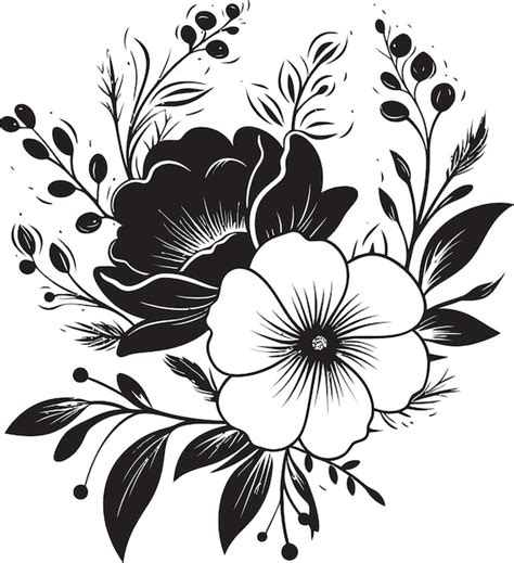 Premium Vector Whimsical Wildflowers Vector Artistry Vector Floral