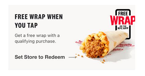 Free Wrap at KFC with $1.00 Purchase - The Freebie Guy® ️️️