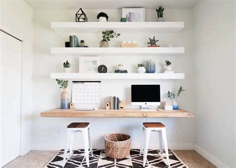 12 Diy Floating Desk Ideas And Build Floating Desk Steps