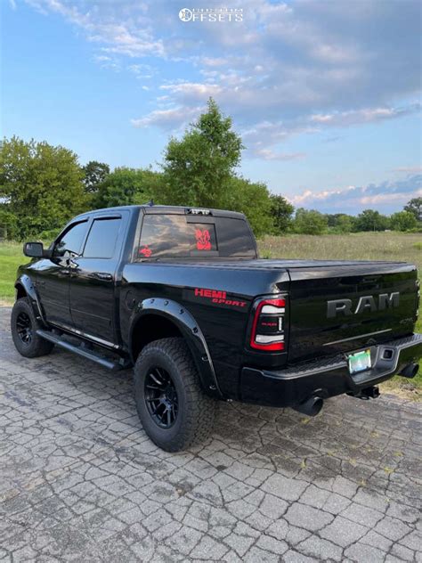 2018 Ram 1500 With 18x9 12 Raceline Gauge And 35 12 5r18 Bfgoodrich All Terrain Ta Ko2 And