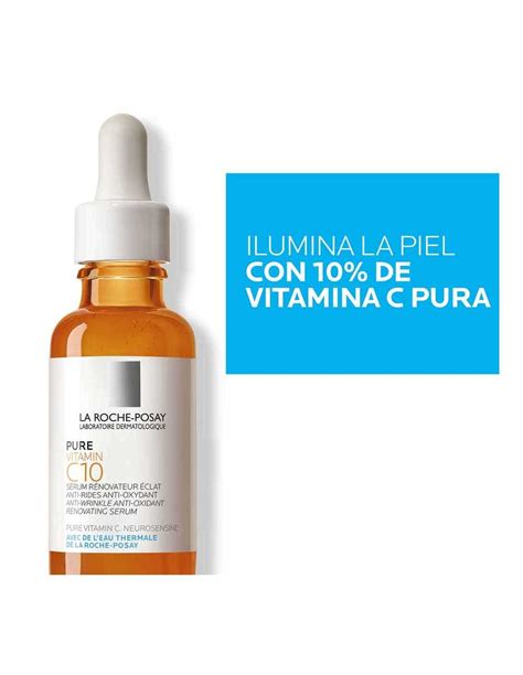 Pure Vitamin C S Rum Dermatol Gico La Roche Posay Dermatodo