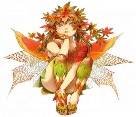 Autum Fairy Desktop Nexus Wallpapers Autumn Fairy Anime Fairy