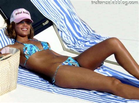 Jessica Alba Bikini Beach Candids Anc 37 Hot Paparazzi Photo