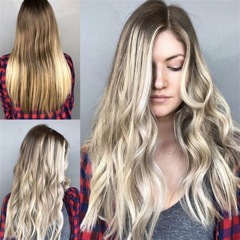 Icy Cool Blonde Hair Color And Cut Long Hair Styles Hairstyles Haircuts