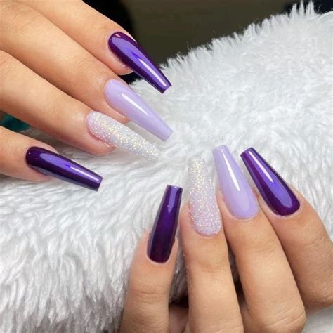 Pin By Basyc On Trendy Nails Gel Nails Violet Nails Purple Nails