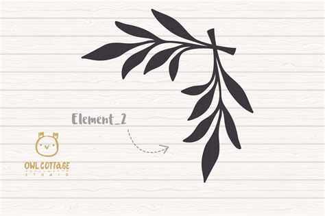 Leaves Border Svg 323 Svg Png Eps Dxf File