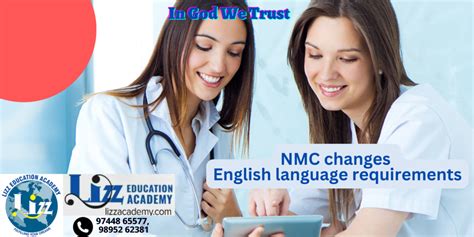 Nmc Changes English Language Requirements Lizz Education Academy