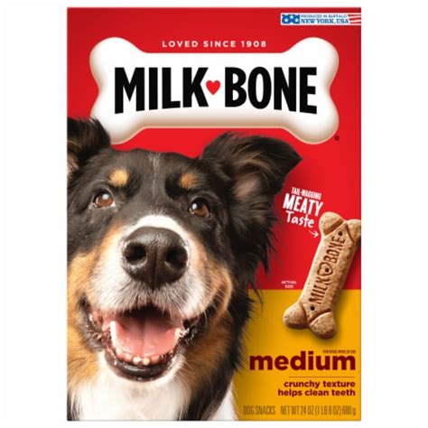 Milk-Bone Original Dog Biscuits, Medium Crunchy Dog Treats, 24 Ounces, 24 oz - Fry’s Food Stores