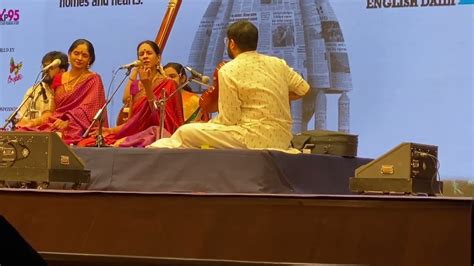 Madras Music Academy 26 Feb 2022 Ranjanigayatri Youtube