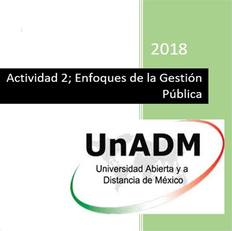 Unadm Lic Contaduria Y Finanzas Publicas Actividad Unidad Modulo