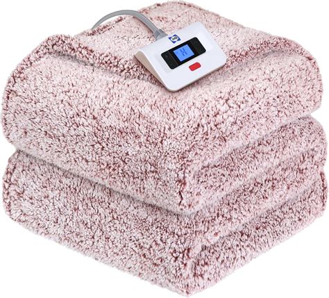 Amazon Sealy Electric Blanket Full Size Soft Sherpa Heated