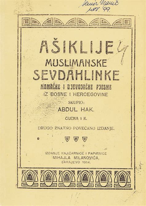 Sevdalinke A Iklije Muslimanske Sevdahlinke Moma Ke I Djevoja Ke