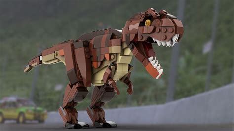 LEGO MOC T. Rex Minifigure Scale by 2bricksofficial | Rebrickable ...