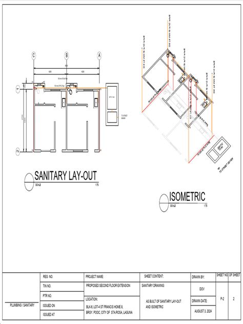 PLUMBING LAYOUT AS BUILT-Model1 | PDF | Biodegradable Waste Management ...