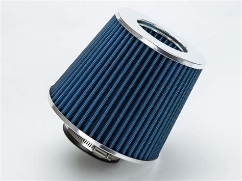 BLUE 2 5 63 5 Mm Inlet Cold Air Intake Cone Replacement Performance