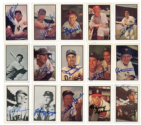 1953 Bowman Baseball Signed Reprints 171