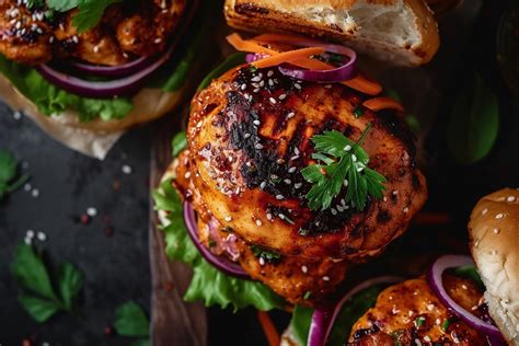 Smoked Chicken Burgers