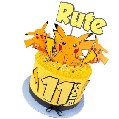 Bolo Pokémon 50 fotos para inspirar a decoração da sua festa