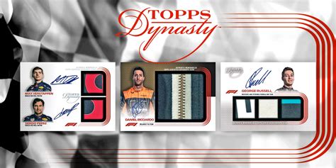 2022 Topps Dynasty Formula 1 Racing Cards Checklist