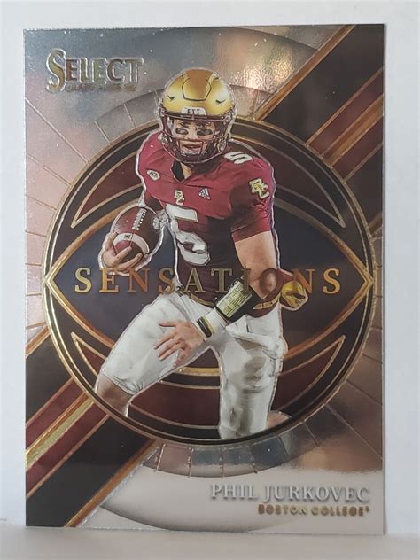 Select Draft Picks Sensations Sepj Phil Jurkovec Boston College