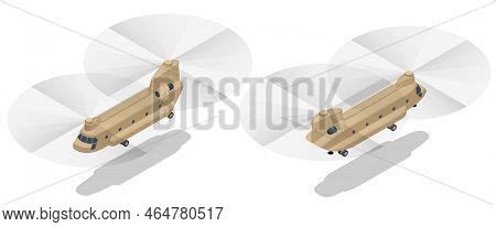 Isometric Chinook Vector & Photo (Free Trial) | Bigstock