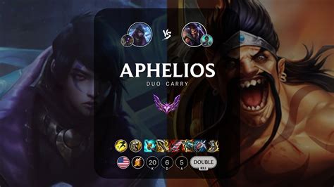 Aphelios Adc Vs Draven Na Master Patch Youtube