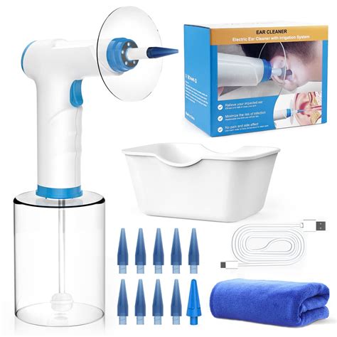 Temodu Rechargeable Electric Ear Wax Removal Kit Effective Clean Ear