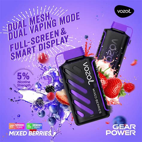 Vozol Gear Power K Puffs Dual Mode Einweg Vape Nikotin