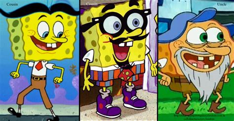 Who are Spongebob Squarepants’ family members?