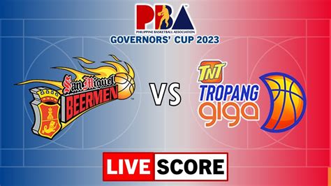 PBA San Miguel Beermen VS TNT Tropang Giga BFVLive Scoreboard 19