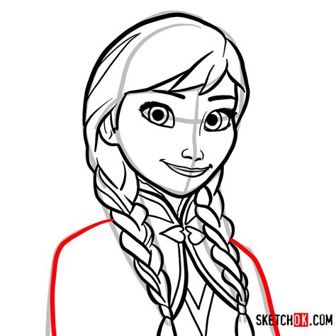 Drawing Disney Royalty: How to Draw Anna's Face | Frozen