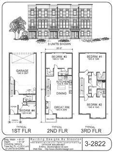 Townhomes Townhouse Floor Plans Urban Row House Plan Designers Artofit