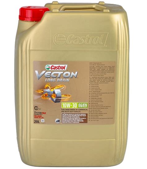 Ulei Motor Castrol Vecton Long Drain E6e9 10w30 15a1a9 Volum 20 Litri