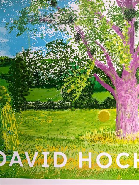 David Hockney Original Exhibition Poster A Year In Normandie Etsy