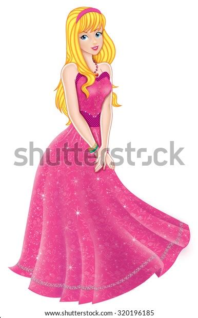 Cartoon Princess Dress Pink