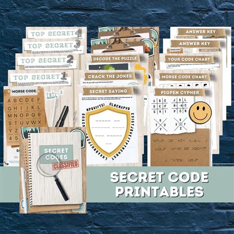 Top Secret Code Activity Bundle Ultimate Scouts