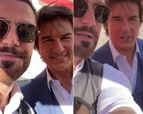 Felipe Titto Se Encontra Tom Cruise E Ator Manda Recado Para O