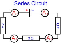 Gcse Physics Electricity What Is The Current In A Series Circuit