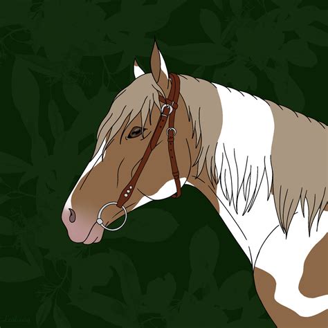 Palomino paint horse by leahjong on DeviantArt